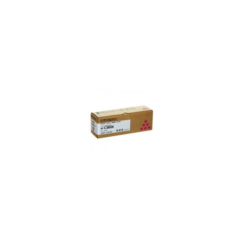 TONER ORIGINALE RICOH LANIER AFICIO SP C360X SP C361 MAGENTA 408252