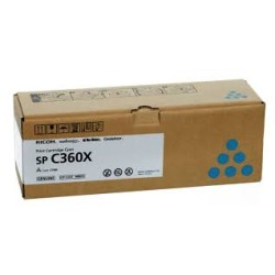 TONER ORIGINALE RICOH LANIER AFICIO SP C360X SP C361 CIANO 408251