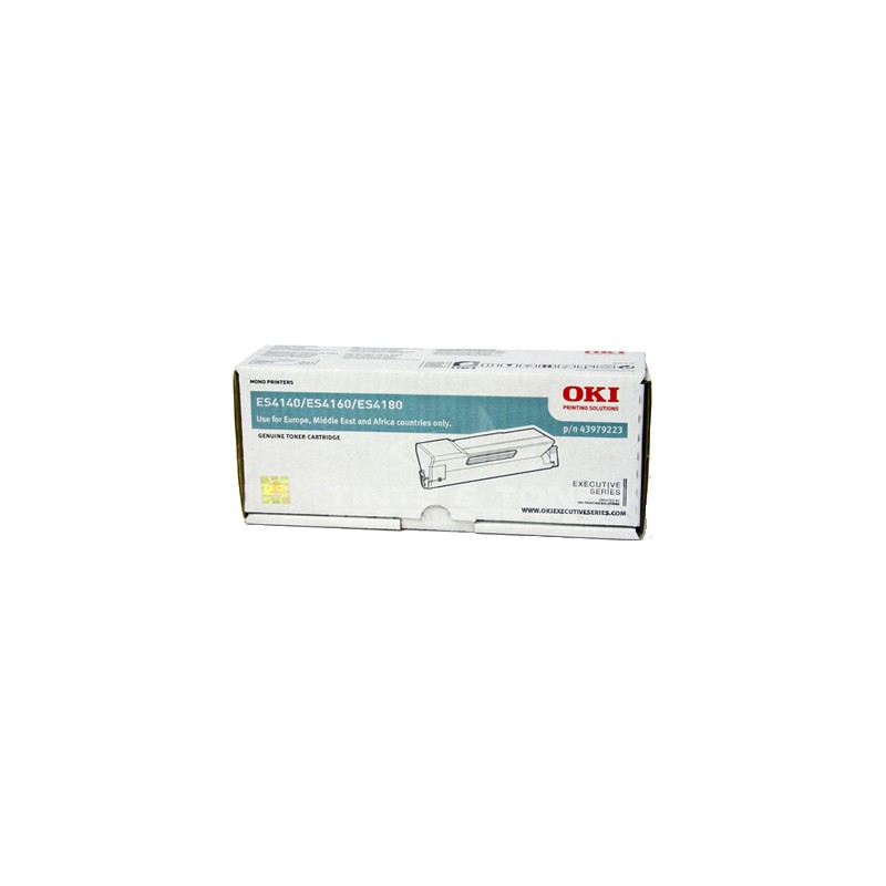 TONER ORIGINALE OKI 43979223 NERO EXECUTIVE ES4140 ES4160 ES4180 12K