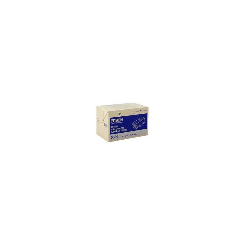 TONER ORIGINALE EPSON Workforce AL-M300 NERO C13S050691 S050691 10K