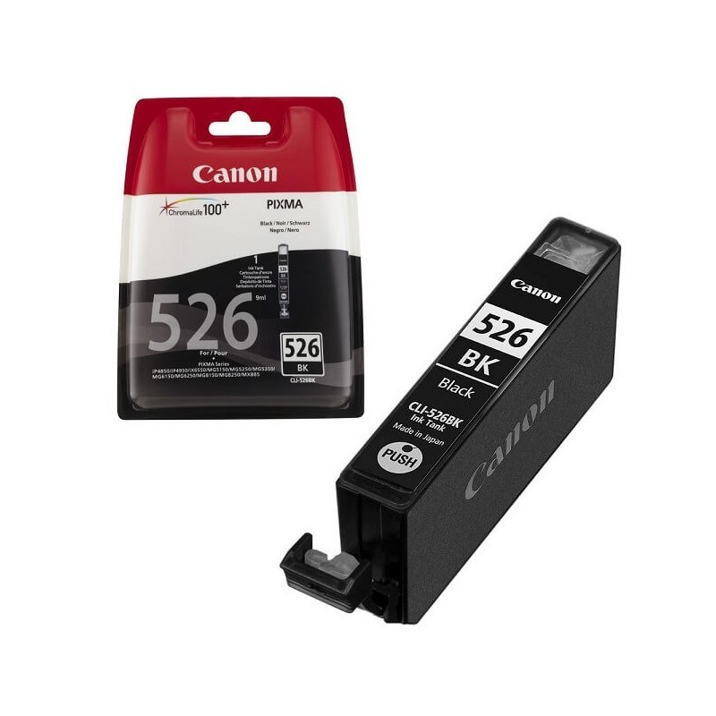 CARTUCCIA ORIGINALE CANON PIXMA MG5150 CLI 526BK CLI-526BK NERO PHOTO 4540B001