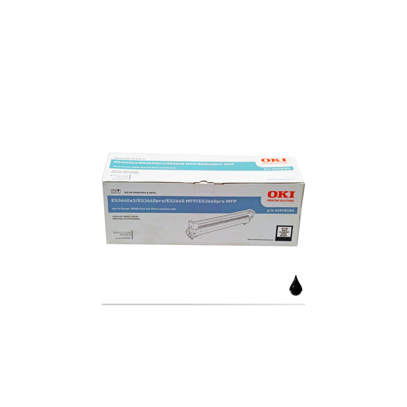 TONER ORIGINALE OKI 43837108 ES3640 A3/PRO NERO