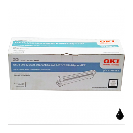 TONER ORIGINALE OKI 43837108 ES3640 A3/PRO NERO