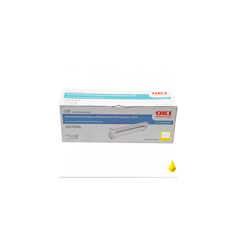 TONER ORIGINALE OKI 43837105 ES3640 A3/PRO GIALLO