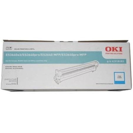 TONER ORIGINALE OKI 43837107 ES3640 A3/PRO CIANO