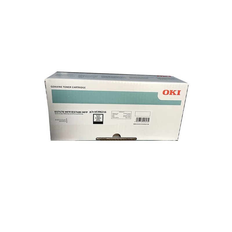 TONER ORIGINALE OKI 45396216 NERO ES7470 ES7480
