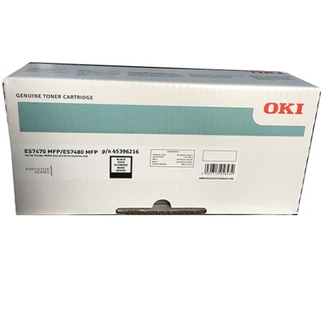 TONER ORIGINALE OKI 45396216 NERO ES7470 ES7480