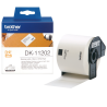 ETICHETTE ADESIVE ORIGINALI BROTHER DK11202 DK-11202 62x100 mm Testo nero su sfondo bianco