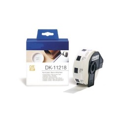 ETICHETTE ORIGINALI BROTHER DK11218 DK-11218 pretagliate originali 1000 unità Diametro 24 mm