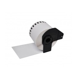 ETICHETTE COMPATIBILI BROTHER DK22205 DK-22205 30.48mt 62mm CON SUPPORTO