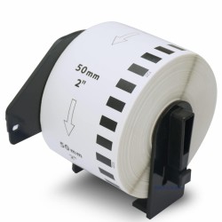 ETICHETTE COMPATIBILI BROTHER DK22223 DK-22223 30,48mm 50mm CON SUPPORTO