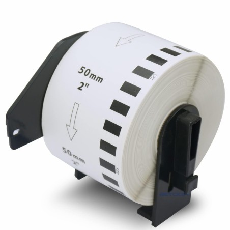 ETICHETTE COMPATIBILI BROTHER DK22223 DK-22223 30,48mm 50mm CON SUPPORTO