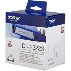 ETICHETTE ORIGINALI BROTHER DK22223 DK-22223 30,48mm 50mm CON SUPPORTO