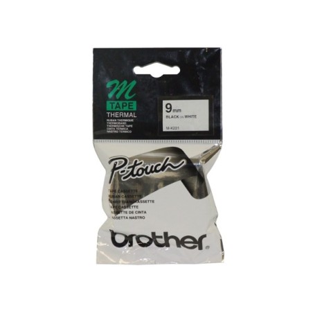 NASTRO ETICHETTE ORIGINALI NON LAMINATO BROTHER MK221BZ