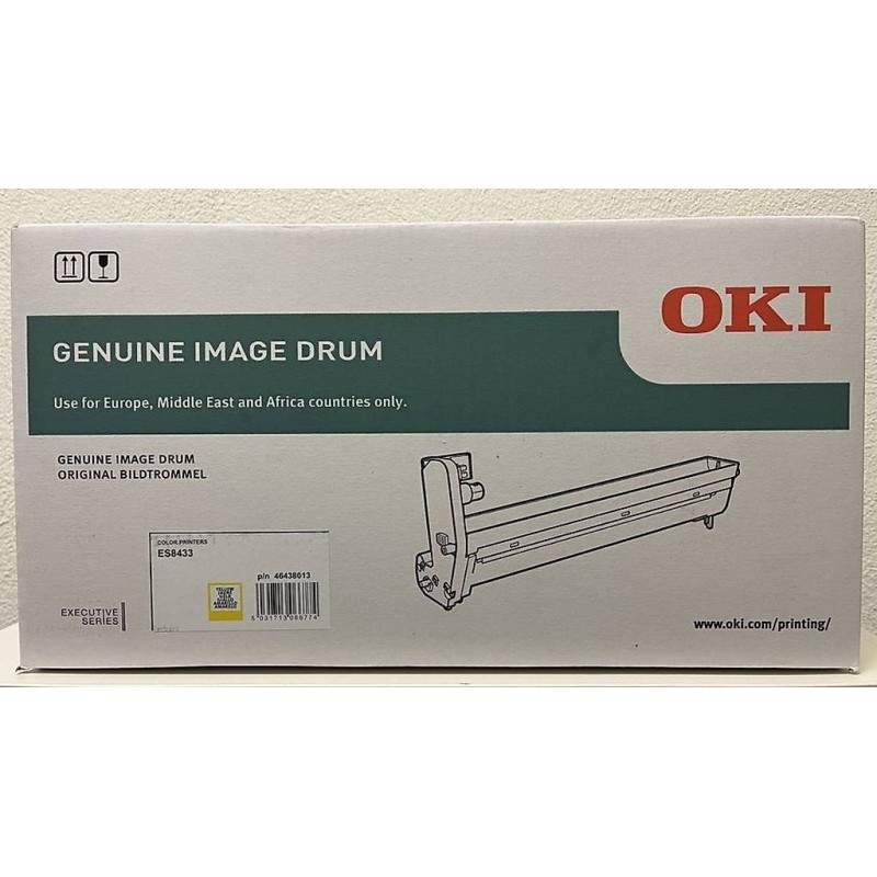 GRUPPO TAMBURO ORIGINALE OKI EXECUTIVE 46438013 ES8431 ES8441 ES8433 GIALLO