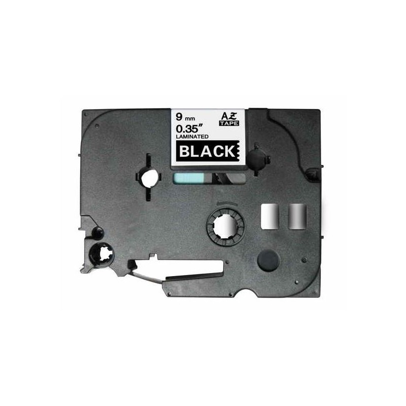 NASTRO ETICHETTE COMPATIBILI LAMINATO BROTHER TZE325 Larghezza 9 mm x 8 metri
