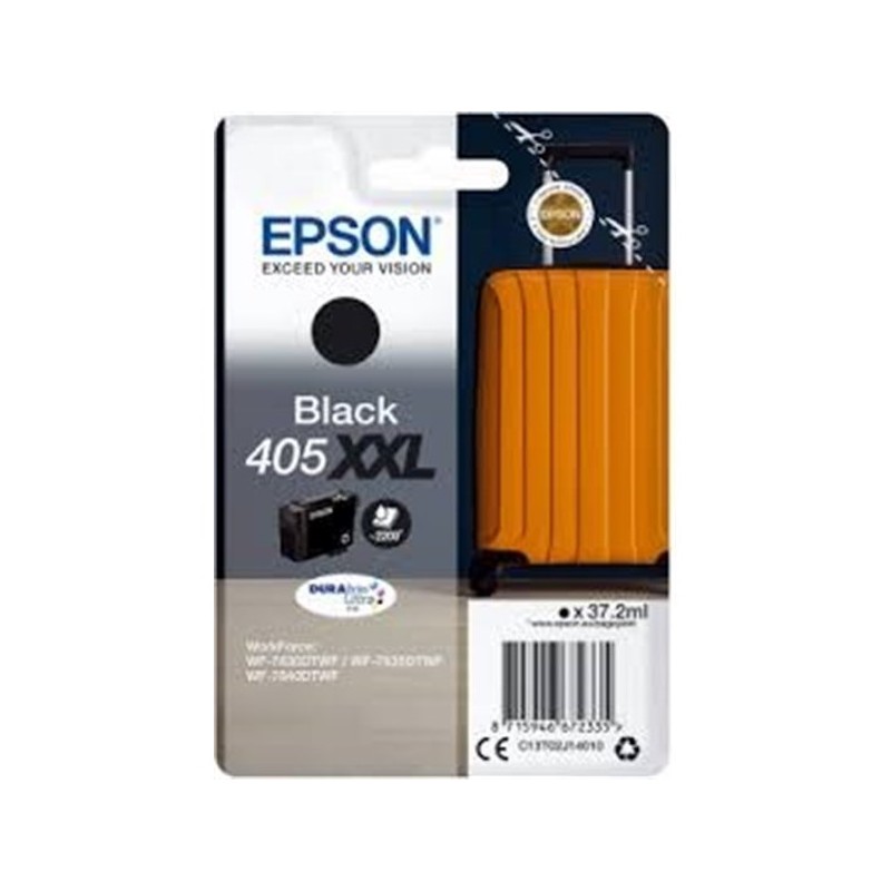 CARTUCCIA ORIGINALE EPSON 405XXL NERO C13T02J14010 WF-3820DWF WF7310