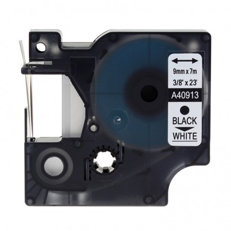 NASTRO COMPATIBILE DYMO LETRATAG S0720680 D1 40913 Larghezza 9MM 7MT DYR-12267 DYR-40913