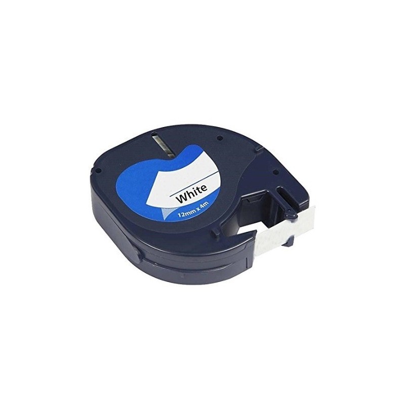 NASTRO ORIGINALE DYMO LETRATAG S0721660 D1 91201 Larghezza 12MM 4MT DYR-91201