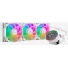 Unykach AquaStorm White 360 ​​​​Raffreddamento a liquido 3 ventole 1800 RPM UK353102  Pompa con portata 2500 RPM