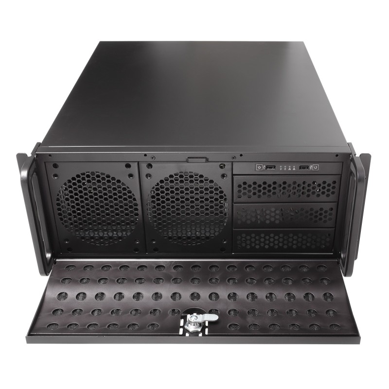 Case rack Unykach UK4129 Custodia rack 4U da 19" 51912 Dimensioni unità supportate da 3,5" Filtro antipolvere anteriore
