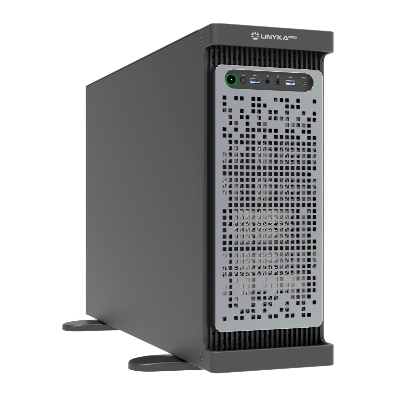 Workstation CASE RACK Unykach WS-SR630 rack IDC 4U ATX UK80.40.630 Dimensioni unità supportate 3,5", 2,5"