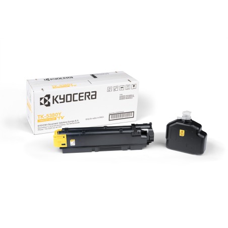 TONER ORIGINALE KYOCERA 1T02Z0ANL0 GIALLO TK-5380Y TK5380Y ECOSYS MA4000CIX PA4000CIX 10K