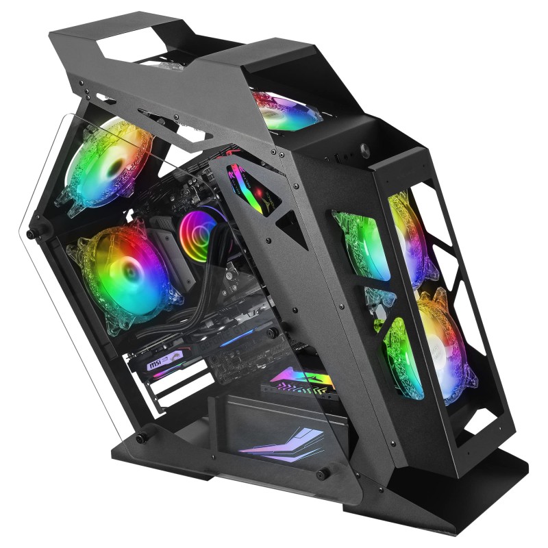 CASE MARS Controller Gaming Chroma ARGB MC61 Misura mm 540x234x500 Illuminazione RGB indirizzabile + 39 Modalità Luce