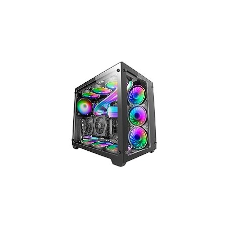 CASE MARS Gaming MCV3 E-ATX Custodia per PC Taglia XXL Doppia Finestra in Vetro Temperato Capacità Espansa XXL