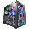 CASE MARS Gaming MCV3 E-ATX Custodia per PC Taglia XXL Doppia Finestra in Vetro Temperato Capacità Espansa XXL