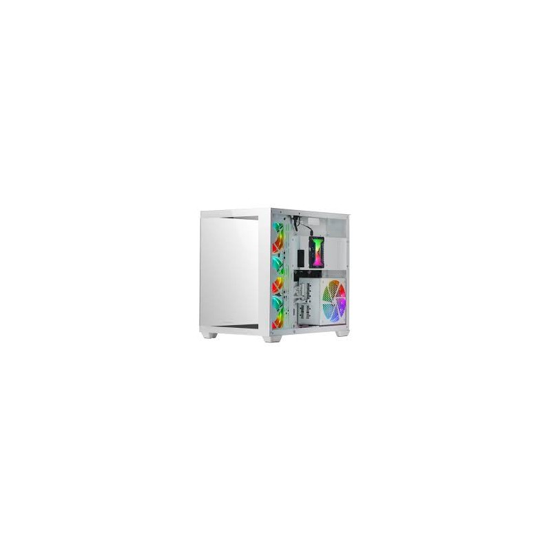 CASE MARS Gaming MCV4W XXL Tower Case ATX EATX Micro ATX Mini-ITX Vetro temperato frontale e laterale