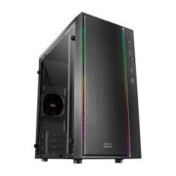 CASE MARS Gaming MCM Micro ATX Mini-Tower Case Mini-ITX Pannello laterale in acrilico Illuminazione RGB