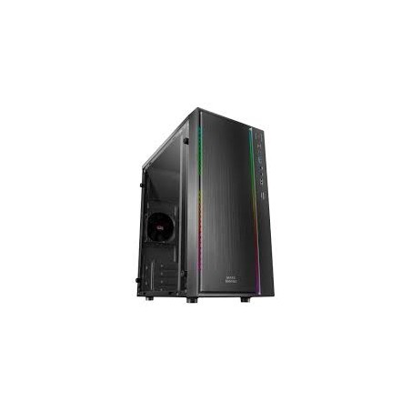 CASE MARS Gaming MCM Micro ATX Mini-Tower Case Mini-ITX Pannello laterale in acrilico Illuminazione RGB