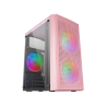 CASE MARS Gaming MC300 MC300P Finestra in vetro temperato 3 ventole FRGB Griglia frontale TOTAL-MESH