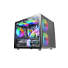 CASE MARS Gaming MC-400 Doppia fotocamera Raffreddamento triplo FRGB Finestra in vetro temperato