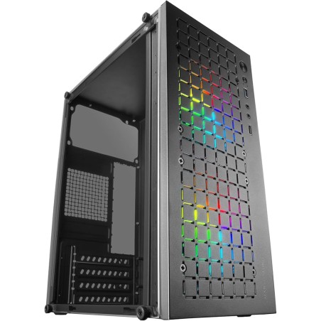 CASE MARS Gaming MC-CORE Mini Gaming Tower Griglia in rete metallica Finestra laterale 2 ventole FRGB