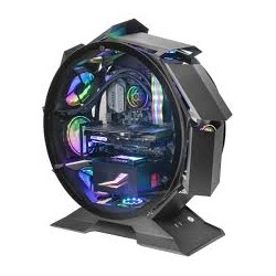 CASE MARS Gaming MCORB PC Micro-ATX con ventole da 120 mm Doppia finestra in vetro temperato