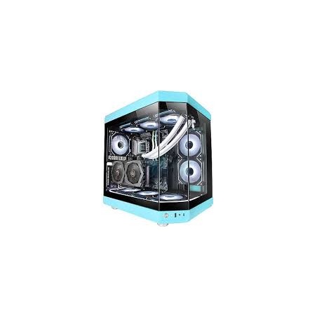 CASE MARS Gaming Premium MC-3TB Tre pannelli in vetro temperato Montaggio GPU verticale