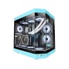 CASE MARS Gaming Premium MC-3TB Tre pannelli in vetro temperato Montaggio GPU verticale