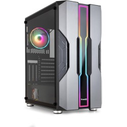 CASE TOOQ GAMING TQGCC103-B Nightcity Mid-Tower Gaming Case EATX/ATX/Micro-ATX/Mini-ITX
