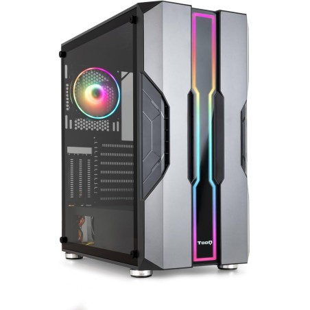 CASE TOOQ GAMING TQGCC103-B Nightcity Mid-Tower Gaming Case EATX/ATX/Micro-ATX/Mini-ITX