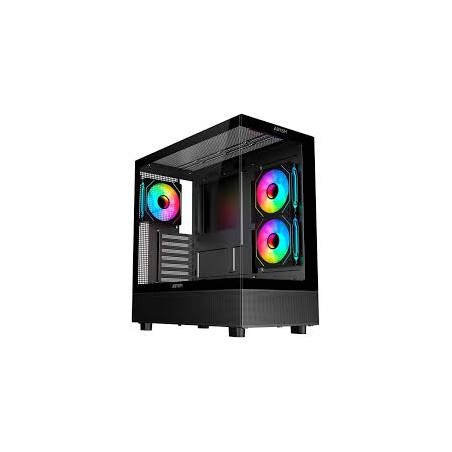 CASE ABYSM Danube Sava 285 BX203 AB128512 ARGB ATX, ITX, Micro ATX nero Vetro temperato laterale e anteriore 3,5" e 2,5"