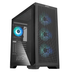 CASE ABYSM Danube Mura BX300 AB812111B ARGB Tower Case ATX EATX ITX, micro ATX