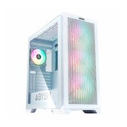 CASE ABYSM Danube Mura BX300 White AB812111W ATX, EATX, ITX, micro ATX Lato in vetro temperato 3,5" e 2,5"