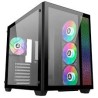 CASE ABYSM SAVA ARGB AB128511 Semi-Tower ATX Micro-ITX micro ATX Vetro temperato frontale laterale