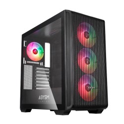 CASE ABYSM SAVA ARGB AB123012 Semi-Tower ATX Micro-ITX micro ATX Vetro temperato frontale laterale