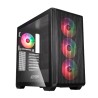 CASE ABYSM SAVA ARGB AB123012 Semi-Tower ATX Micro-ITX micro ATX Vetro temperato frontale laterale