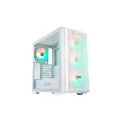 CASE ABYSM SAVA ARGB AB123013BX300 Tower Case ATX ITX Micro ATX bianco Lato in vetro temperato