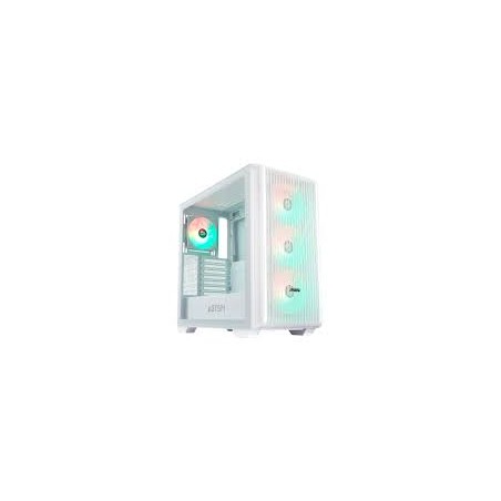 CASE ABYSM SAVA ARGB AB123013BX300 Tower Case ATX ITX Micro ATX bianco Lato in vetro temperato