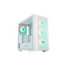 CASE ABYSM SAVA ARGB AB123013BX300 Tower Case ATX ITX Micro ATX bianco Lato in vetro temperato